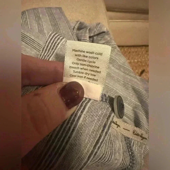 Walter Hagen Blue Striped Men's Shirt XL - Picture 3 of 6